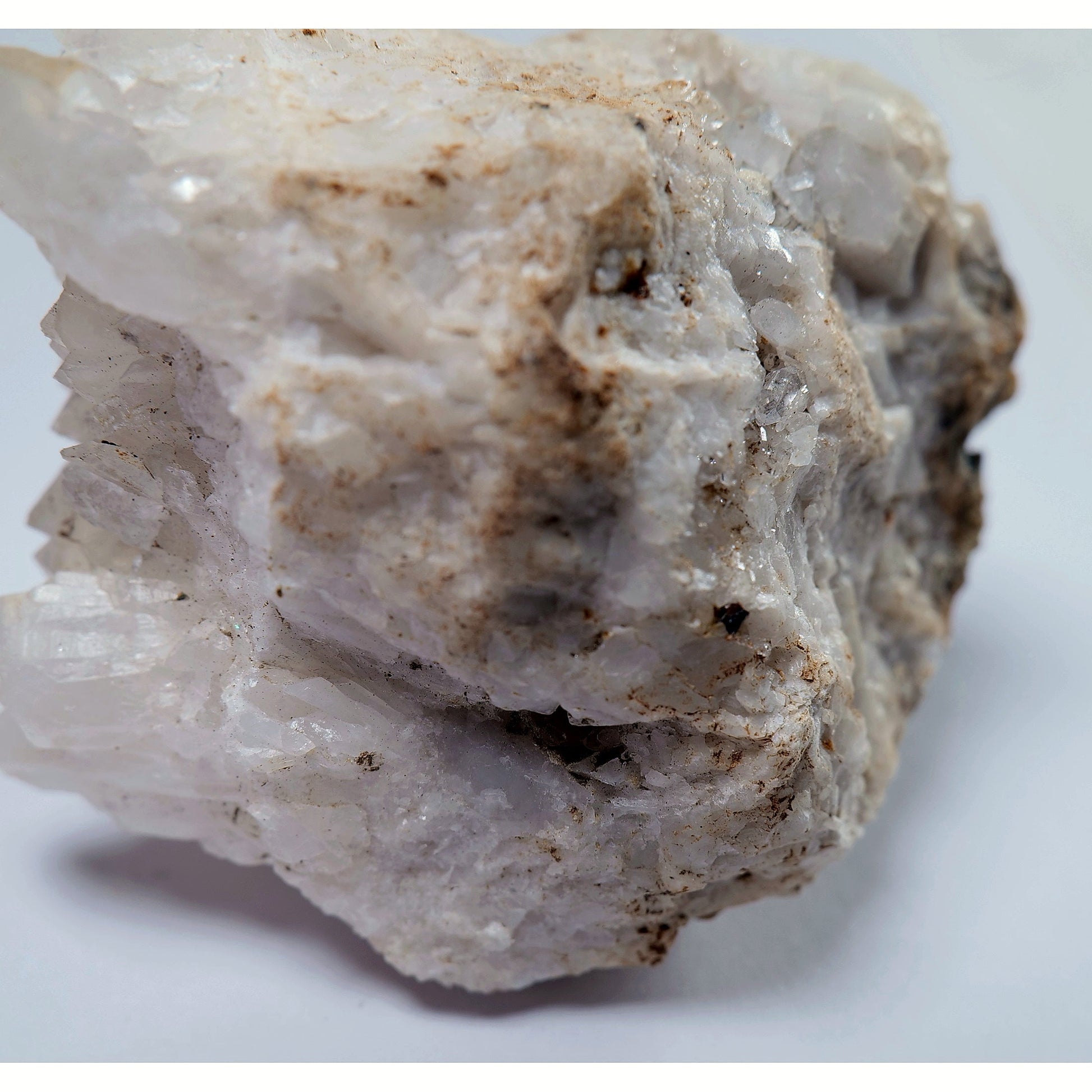 White Calcite Crystal Cluster - 67g - Luna Panther