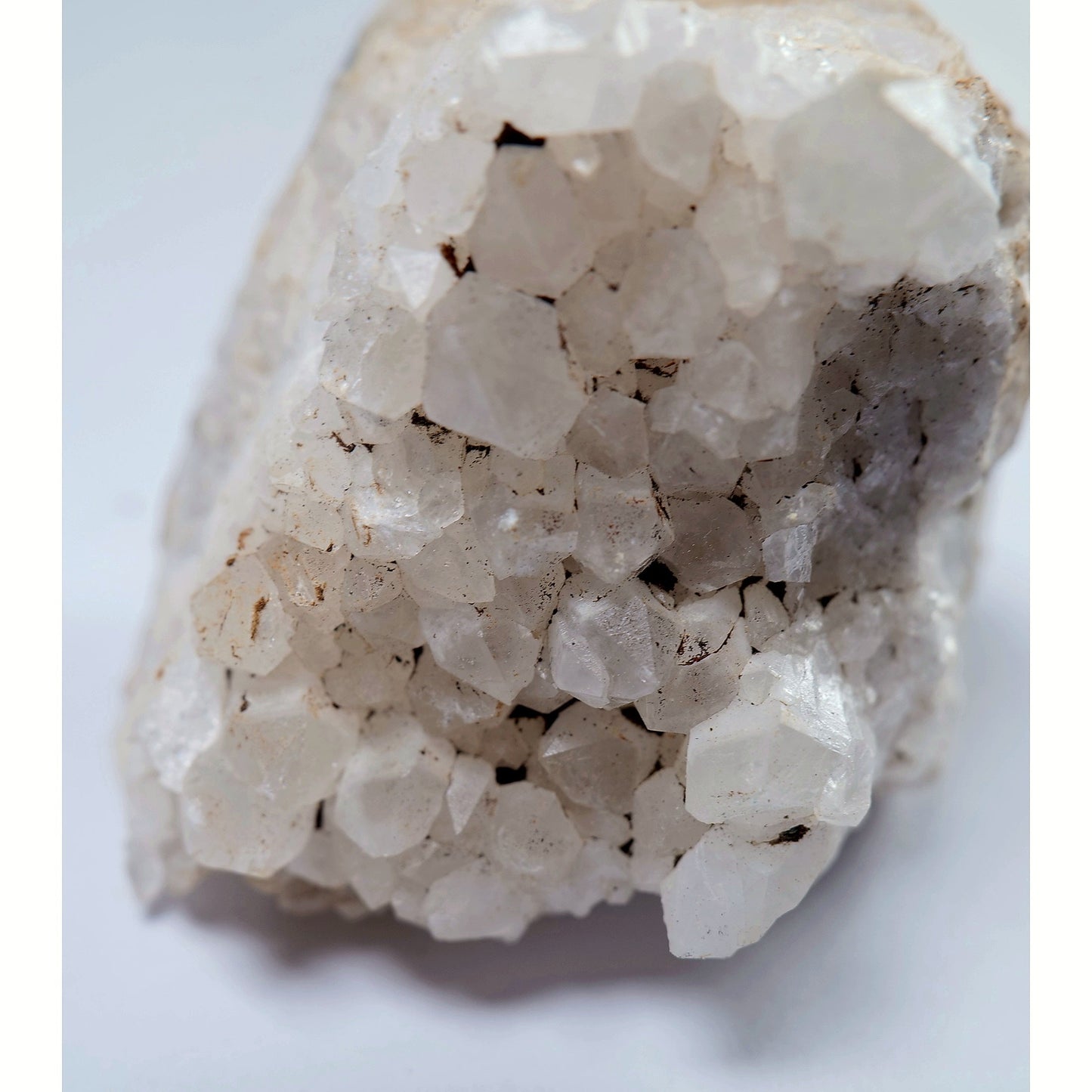 White Calcite Crystal Cluster - 67g - Luna Panther