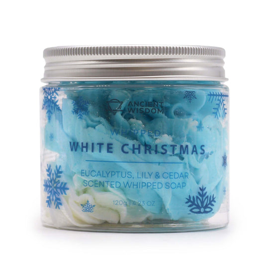 White Christmas Whipped Soap 120 g — bath & body, image 1 of 4.