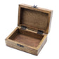 White Washed Wooden Box - 6x4 Slavic Design - Luna Panther