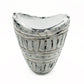 Wide Neck Shaped Vase - Cream 22cm - Luna Panther