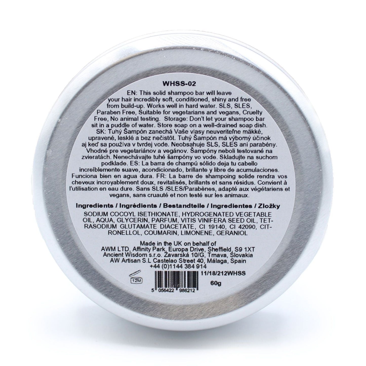 Wild Hare Solid Shampoo 60g - Aloe Vera - Luna Panther