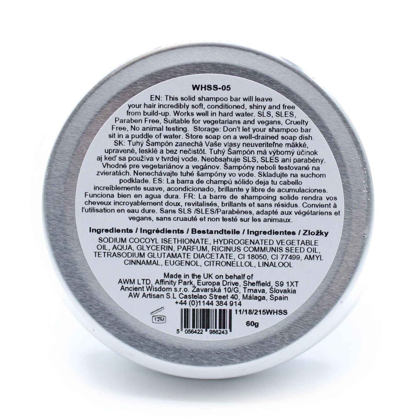 Wild Hare Solid Shampoo 60g - Cherry Bonbon - Luna Panther