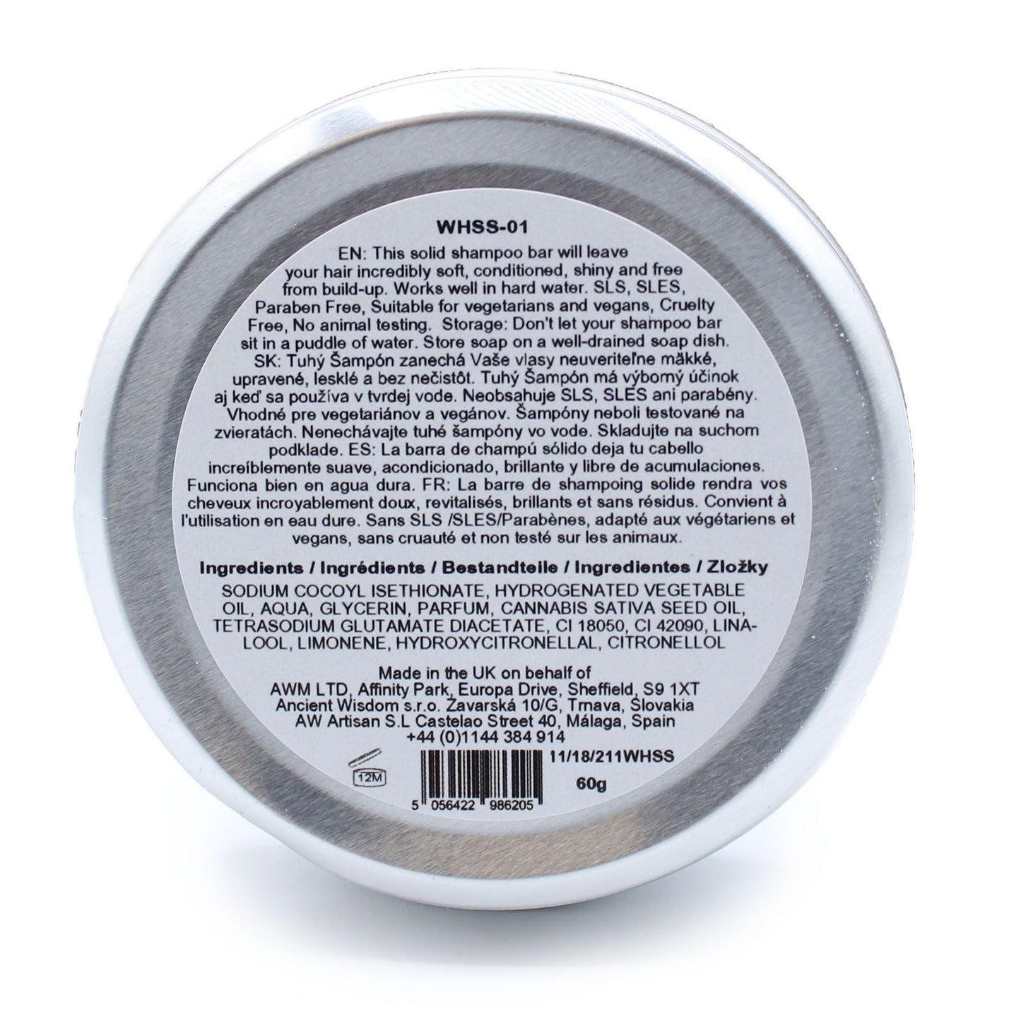 Wild Hare Solid Shampoo 60g - Orchid - Luna Panther