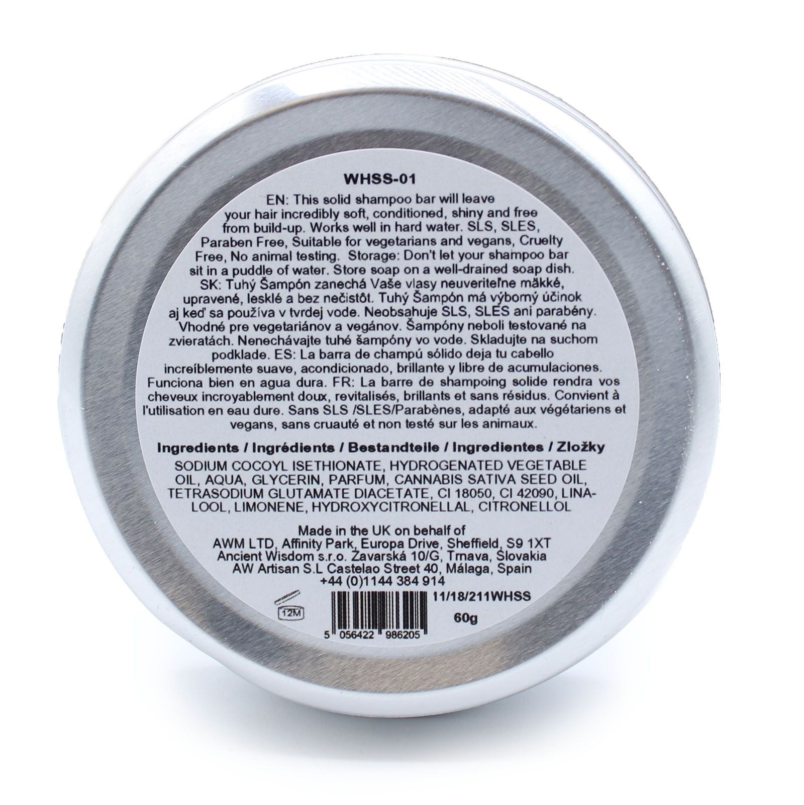 Wild Hare Solid Shampoo 60g - Orchid - Luna Panther