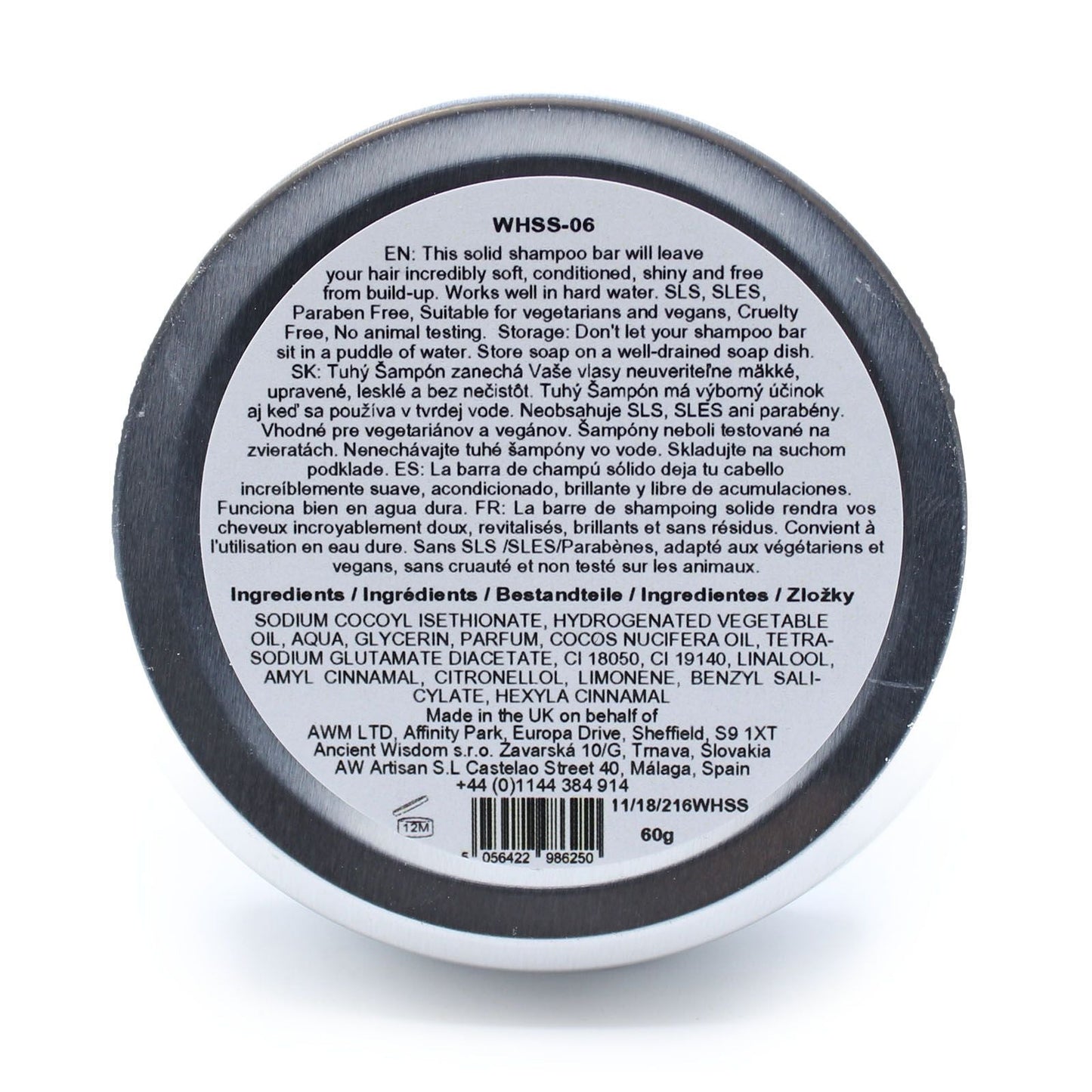 Wild Hare Solid Shampoo 60g - Pappaya - Luna Panther