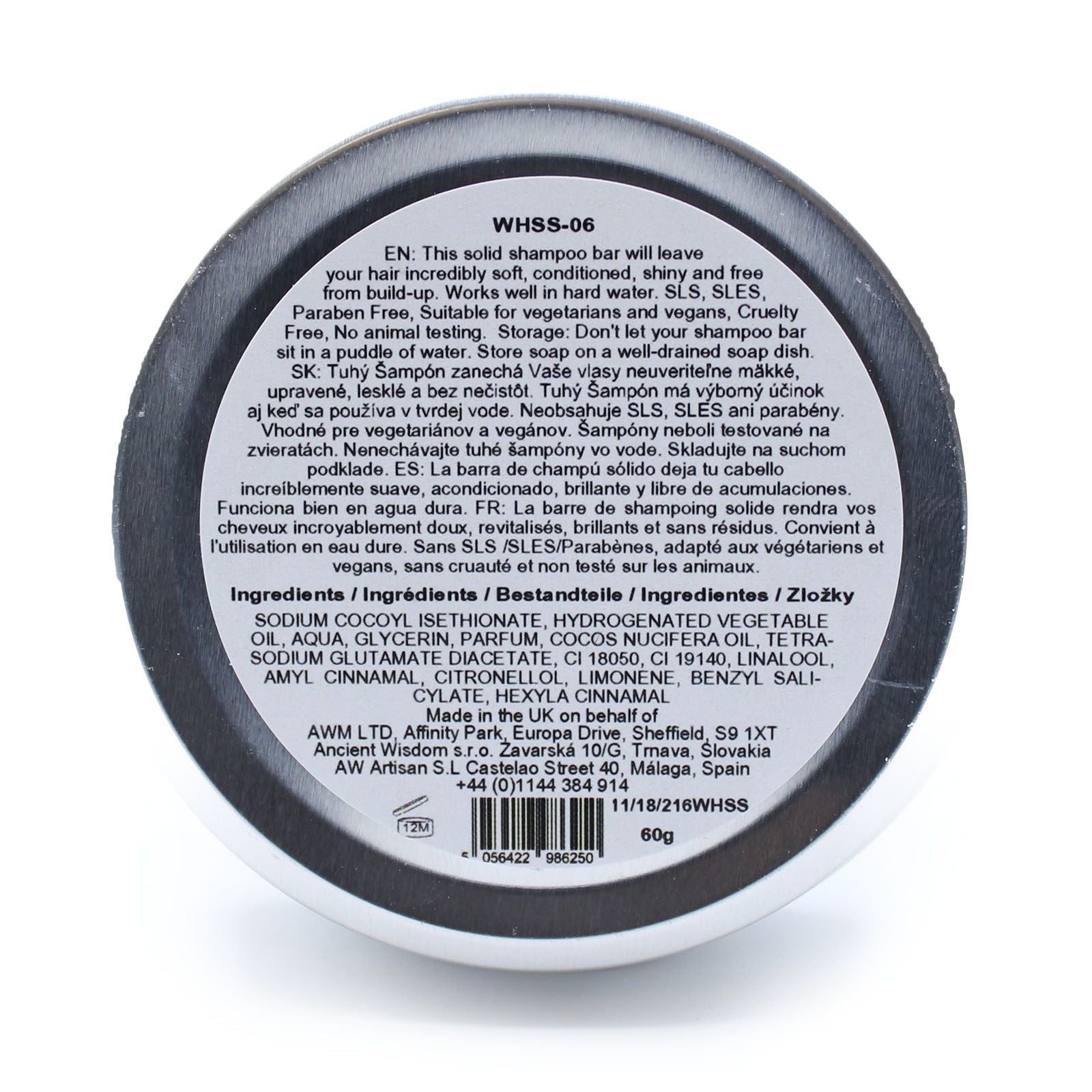 Wild Hare Solid Shampoo 60g - Pappaya - Luna Panther