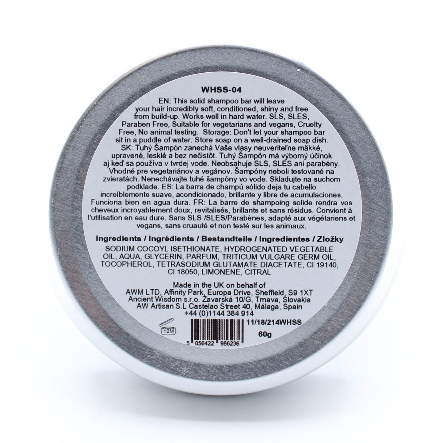 Wild Hare Solid Shampoo 60g - Tutti Frutti - Luna Panther