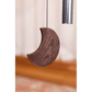 Polished Wind Chimes Moon Meditation Chime 49 125 Cm 432 Hz Curved Suspension Silver Mmc49S featuring natural patterning and unique variations - Luna Panther
