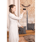 Polished Wind Chimes Moon Meditation Chime 49 125 Cm 432 Hz Curved Suspension Silver Mmc49S featuring natural patterning and unique variations - Luna Panther