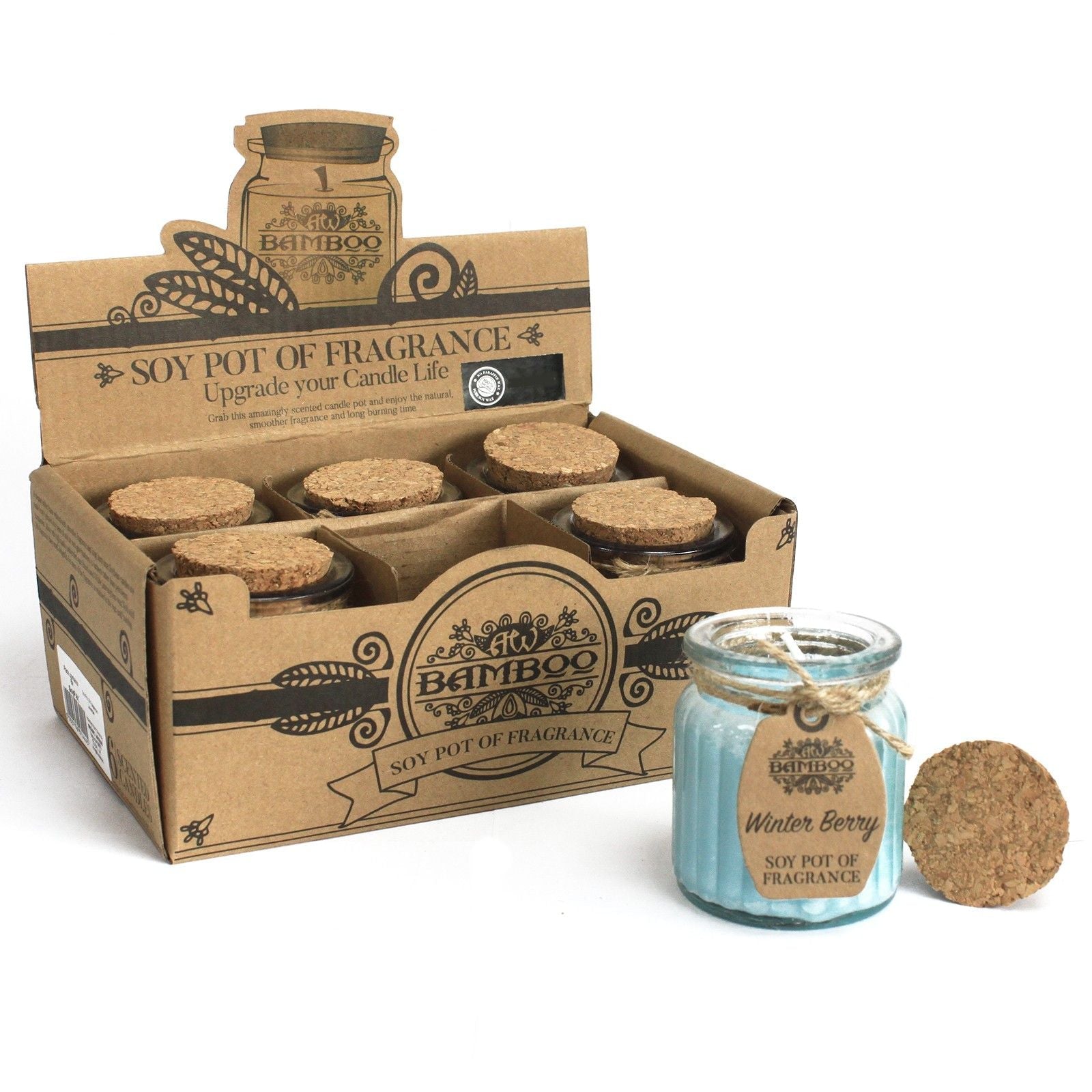 Winter Berry Soy Pot of Fragrance Candles - Luna Panther
