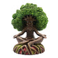 Polished Wise Old Tree Man of the Forest Backflow Incense Burner featuring natural patterning and unique variations - Luna Panther
