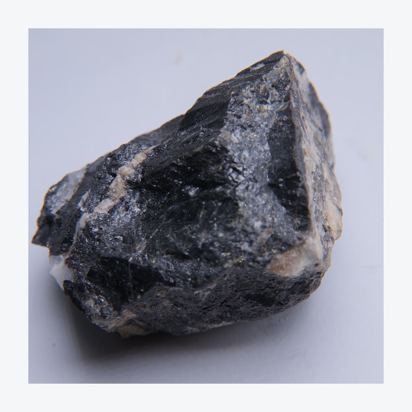 Wolframite in quartz specimen from Carrock Mine, Cumbria, 320g