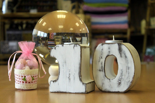 Wooden Birthday Numbers - No.0 - Luna Panther alternate view