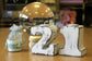 Wooden Birthday Numbers - No.2 - Luna Panther