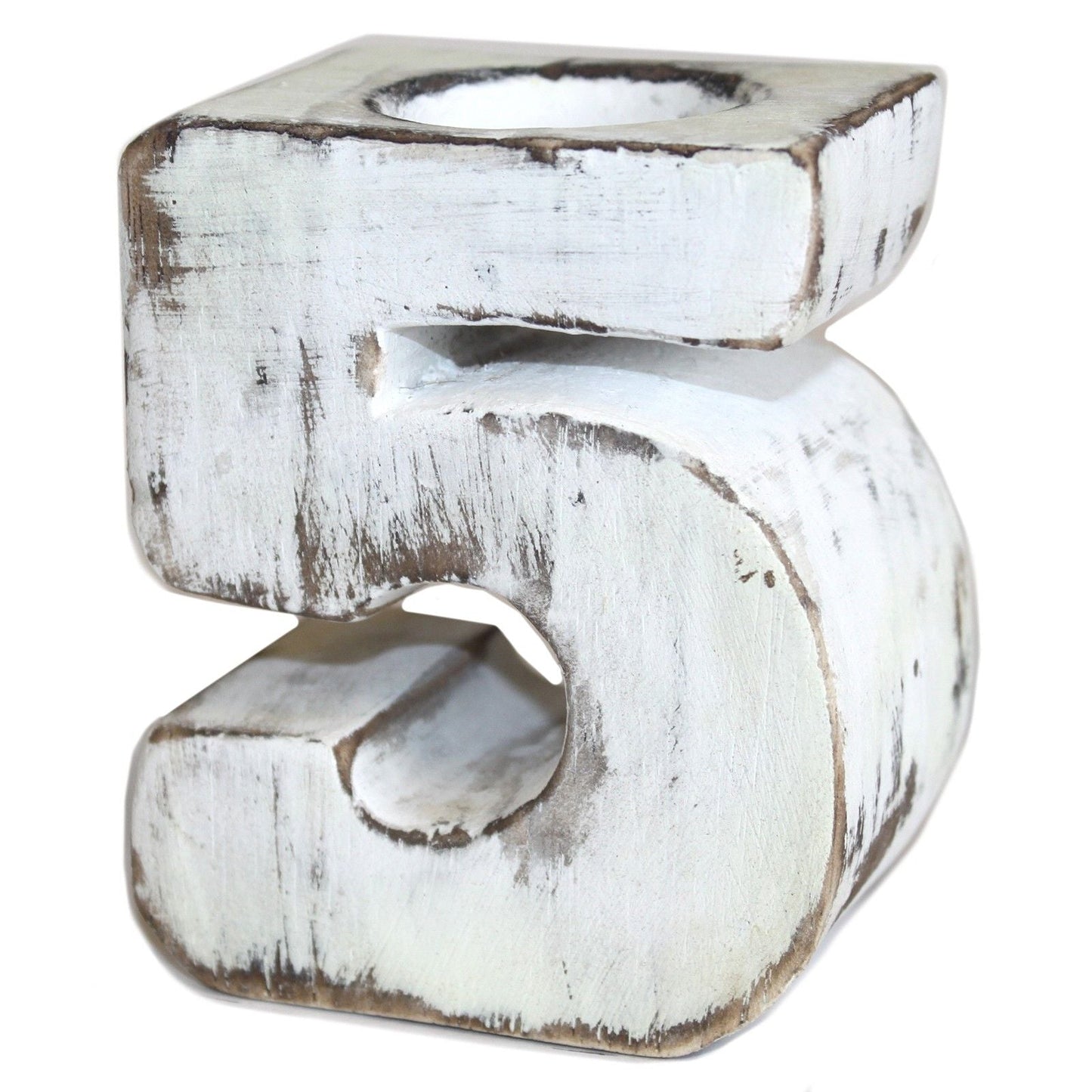 Wooden Birthday Numbers - No.5 - Luna Panther