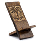 Wooden Carved Phone Stand - Tree of Life - Luna Panther
