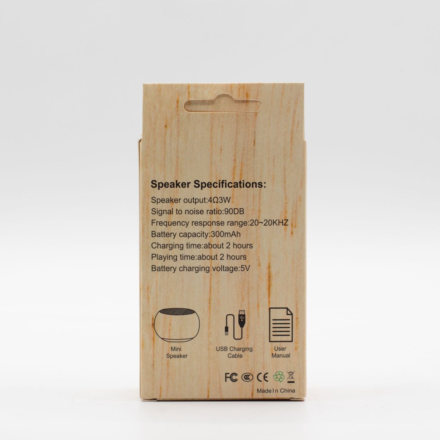 Wooden Mandala Effect Mini Speaker - Luna Panther