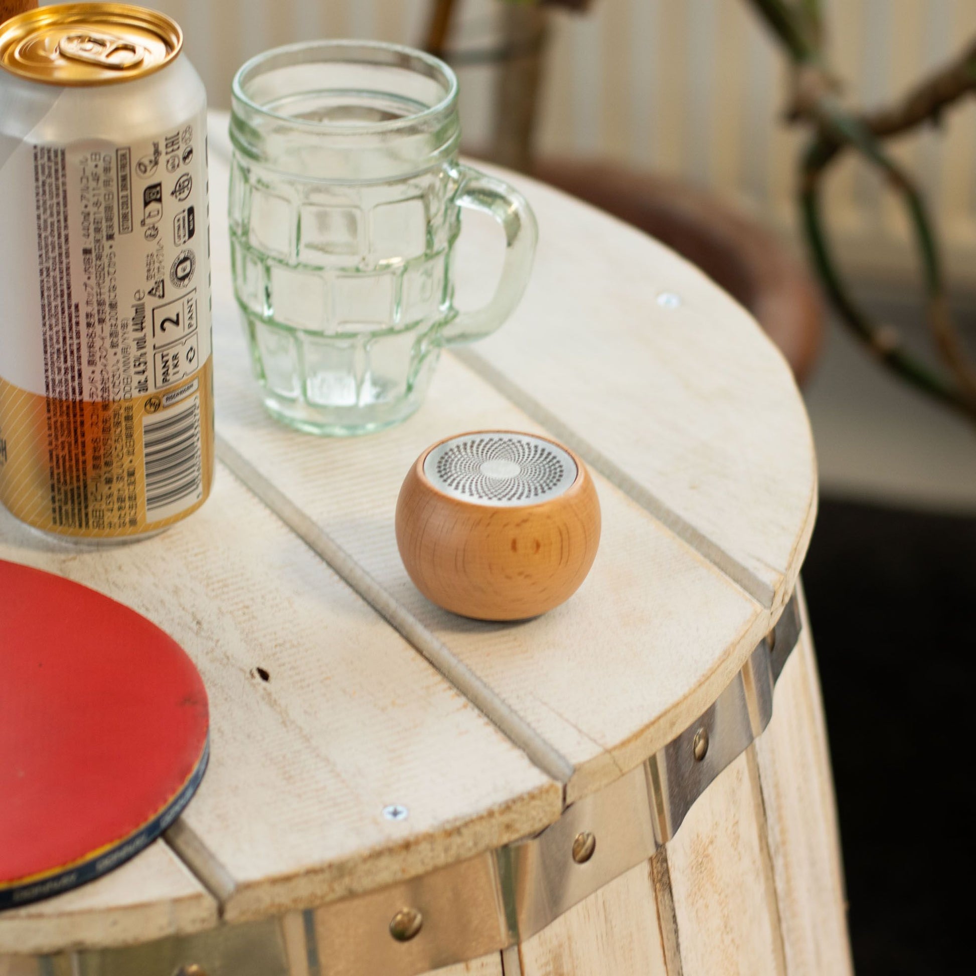 Wooden Mandala Effect Mini Speaker - Luna Panther
