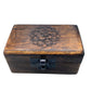 Wooden Pill Box 9x5x4cm - Carved Designs - Assorted - Luna Panther