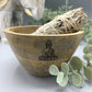 Wooden Smudge and Ritual Offerings Bowl - Buddha - 11x7cm - Luna Panther