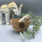 Wooden Smudge and Ritual Offerings Bowl - Tree of Life - 11x7cm - Luna Panther