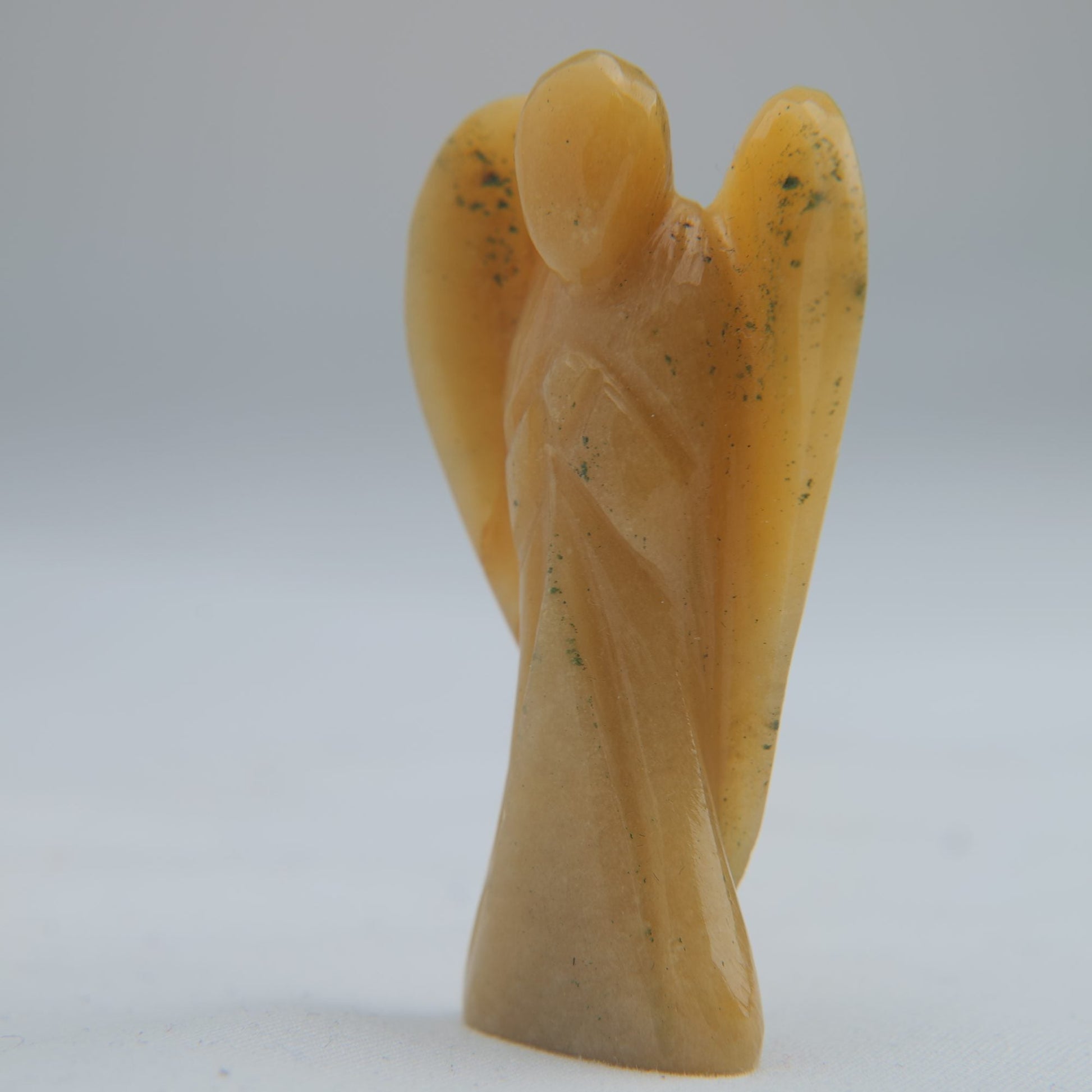 Yellow Aventurine Angel Carving 22g 50mm - Luna Panther