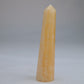 Yellow Banded Calcite Crystal Point 80mm 43g - Luna Panther