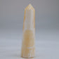 Yellow Banded Calcite Crystal Tower 75mm 44g - Luna Panther