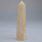 Yellow Banded Calcite Point 75mm 45g - Luna Panther