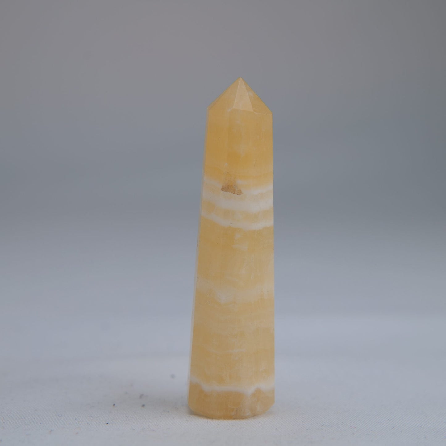 Yellow Banded Calcite Tower 65mm 24g - Luna Panther