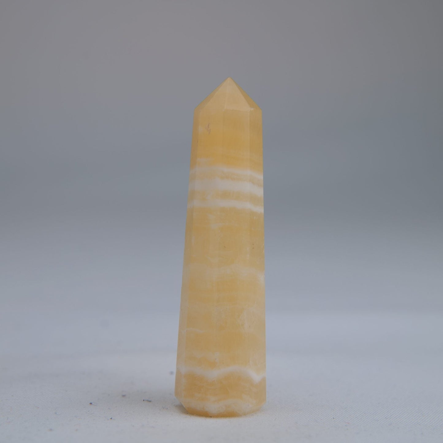 Yellow Banded Calcite Tower 65mm 24g - Luna Panther