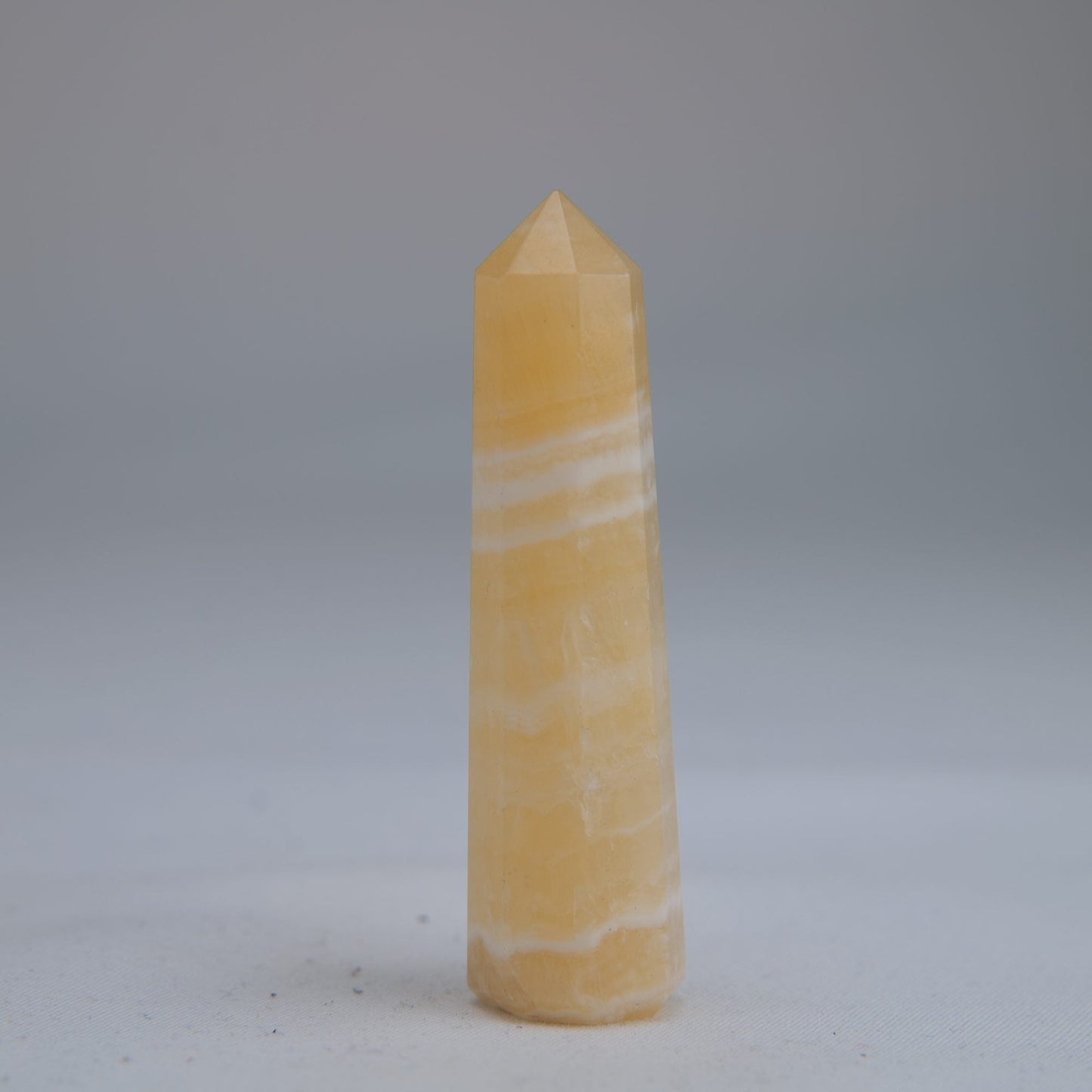 Yellow Banded Calcite Tower 65mm 24g - Luna Panther