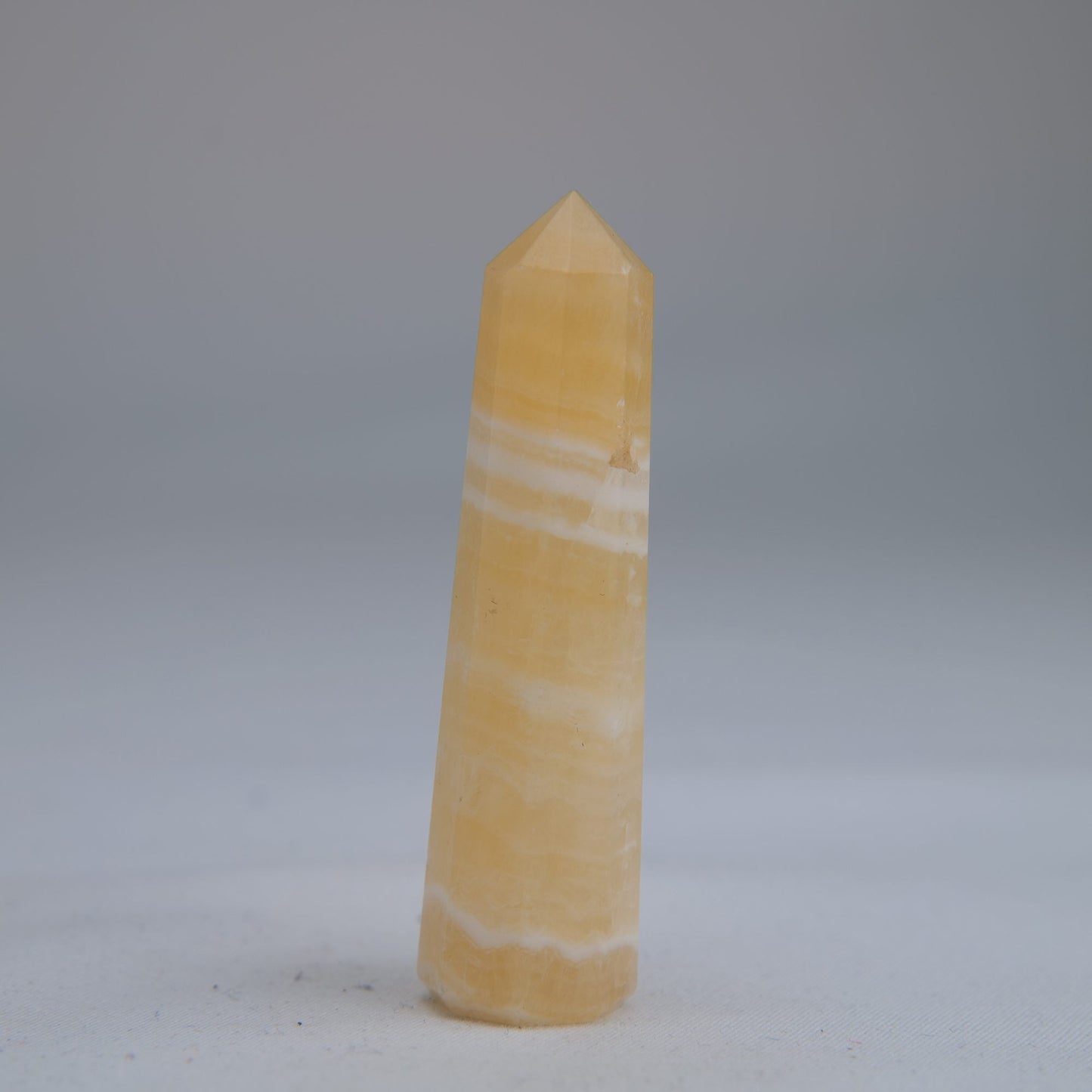 Yellow Banded Calcite Tower 65mm 24g - Luna Panther