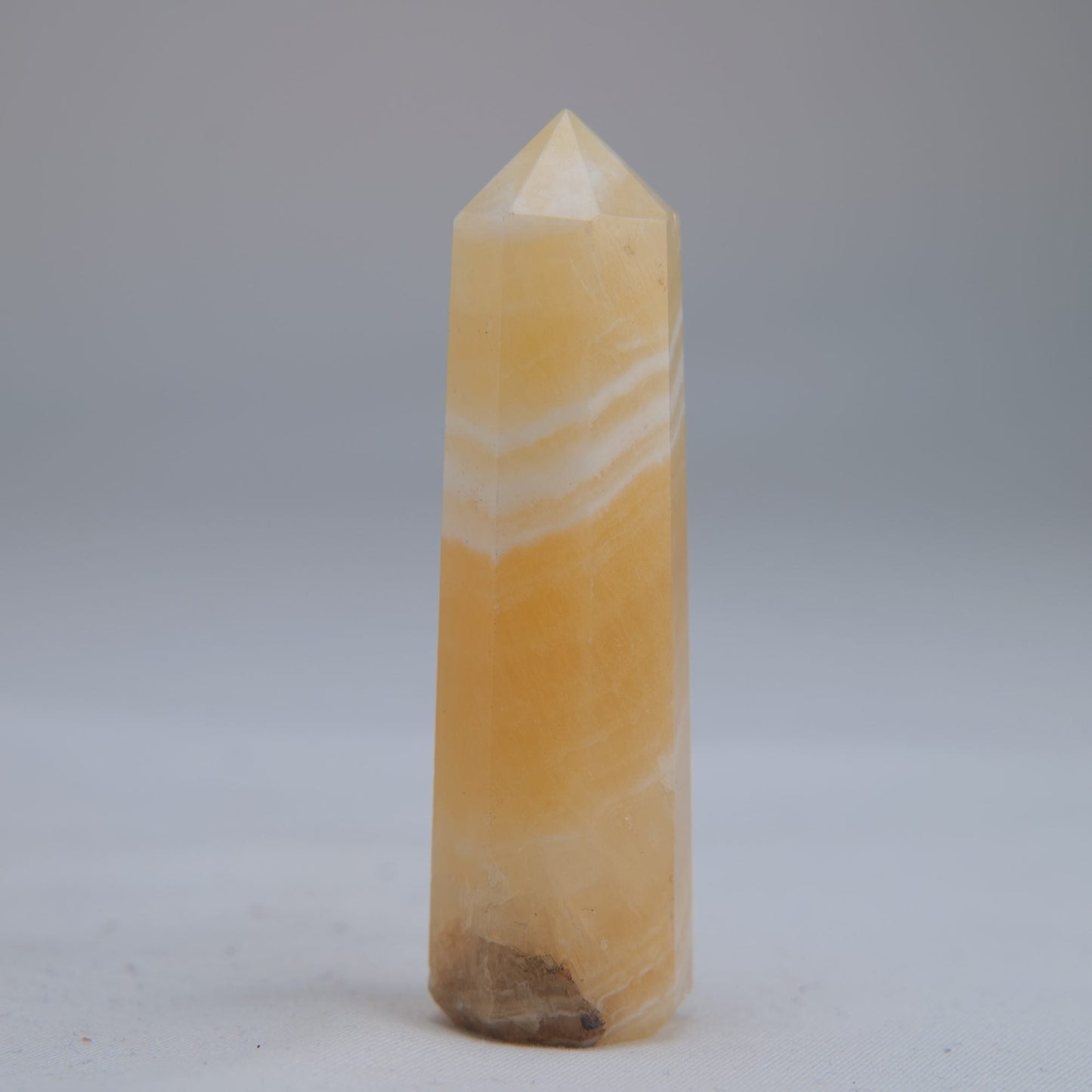 Yellow Banded Calcite Tower 65mm 37g - Luna Panther