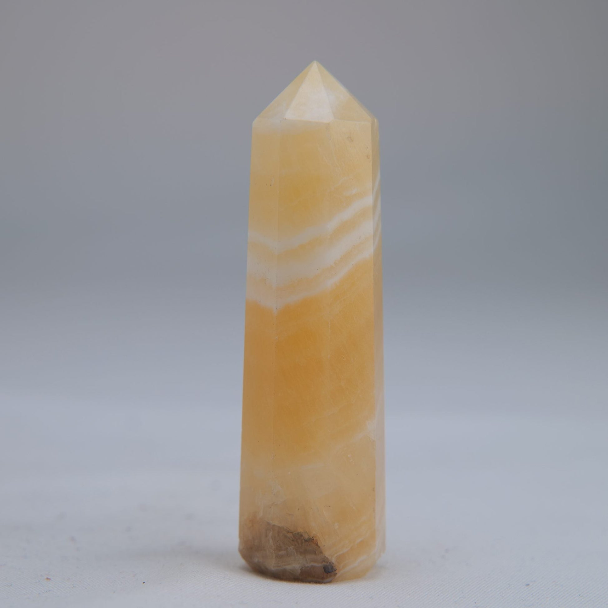 Yellow Banded Calcite Tower 65mm 37g - Luna Panther