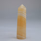 Yellow Banded Calcite Tower 65mm 37g - Luna Panther