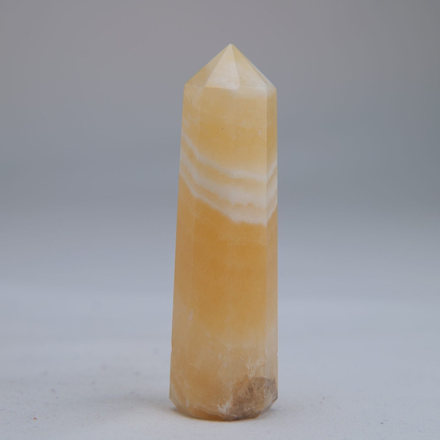 Yellow Banded Calcite Tower 65mm 37g - Luna Panther