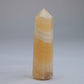 Yellow Banded Calcite Tower 65mm 37g - Luna Panther
