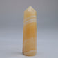 Yellow Banded Calcite Tower 65mm 37g - Luna Panther