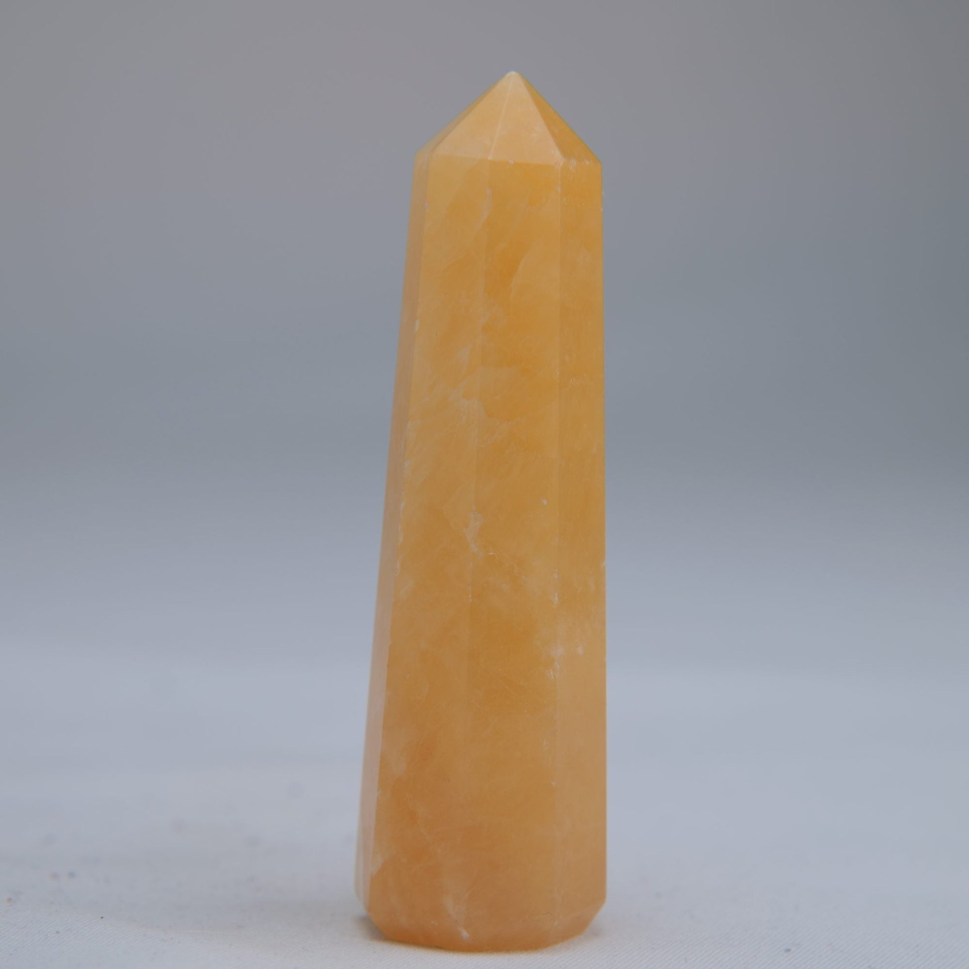 Yellow Banded Calcite Tower 70mm 42g - Luna Panther