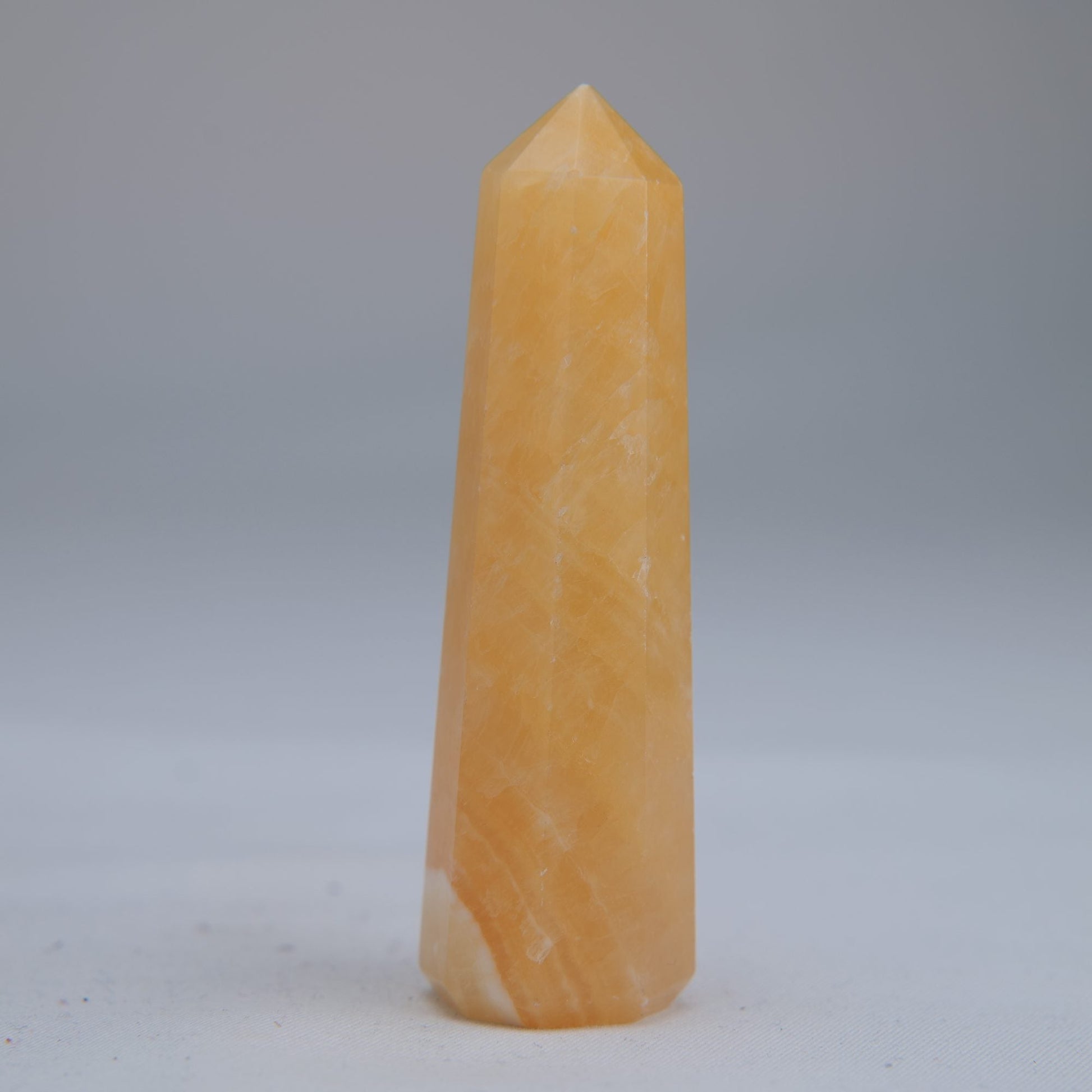 Yellow Banded Calcite Tower 70mm 42g - Luna Panther
