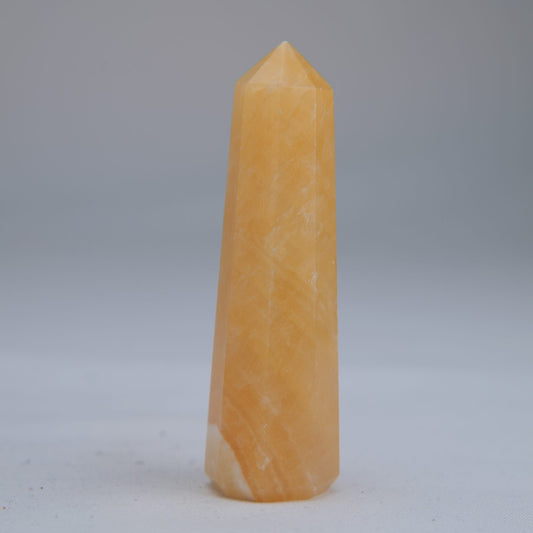 Yellow Banded Calcite Tower 70mm 42g - Luna Panther alternate view