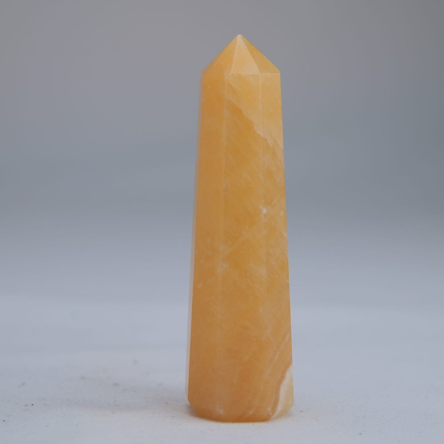 Yellow Banded Calcite Tower 70mm 42g - Luna Panther