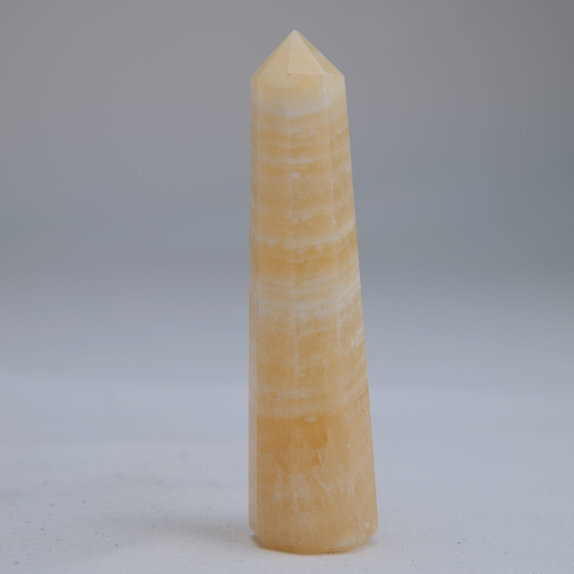 Yellow Banded Calcite Tower 72mm 34g - Luna Panther