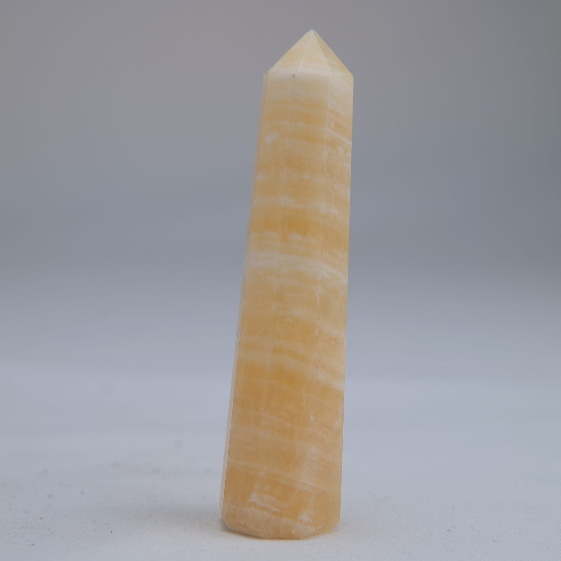 Yellow Banded Calcite Tower 72mm 34g - Luna Panther