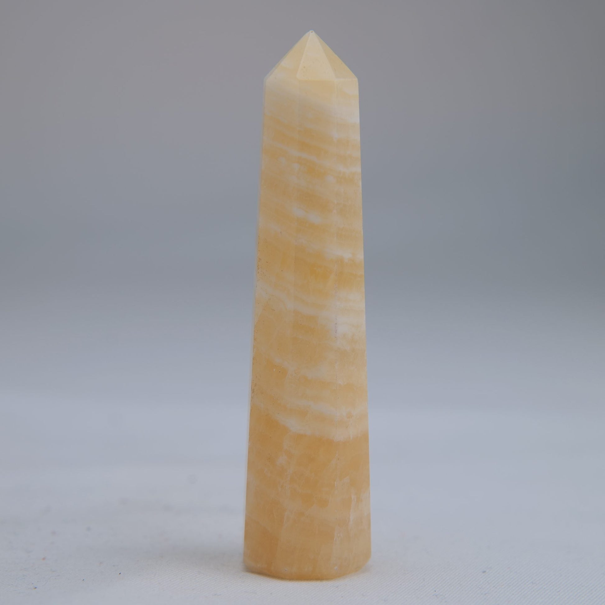 Yellow Banded Calcite Tower 72mm 34g - Luna Panther