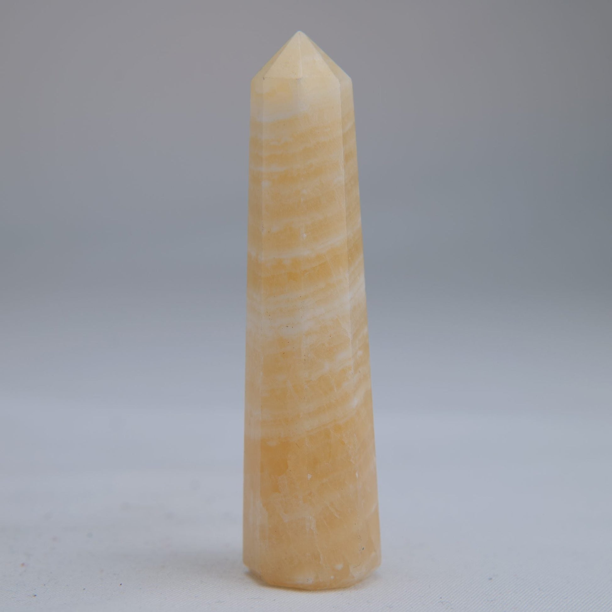 Yellow Banded Calcite Tower 72mm 34g - Luna Panther