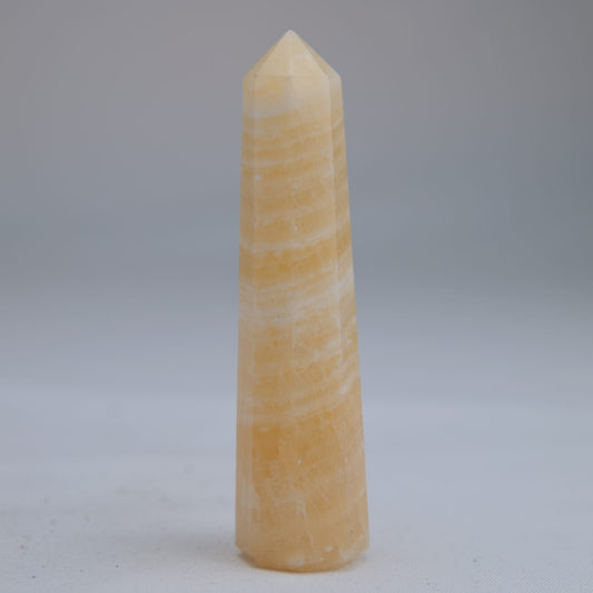 Yellow Banded Calcite Tower 72mm 34g - Luna Panther