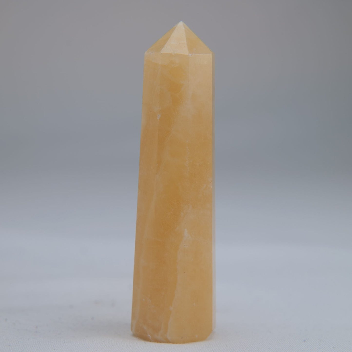 Yellow Banded Calcite Tower 72mm 47g - Luna Panther